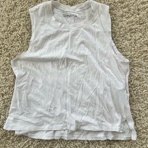 Abercrombie & Fitch White Muscle Tee